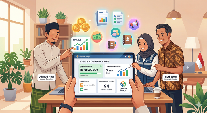Fitur Multi-Bendahara: Berbagi Tugas di Aplikasi Manajemen Iuran RT / Masjid / Komunitas