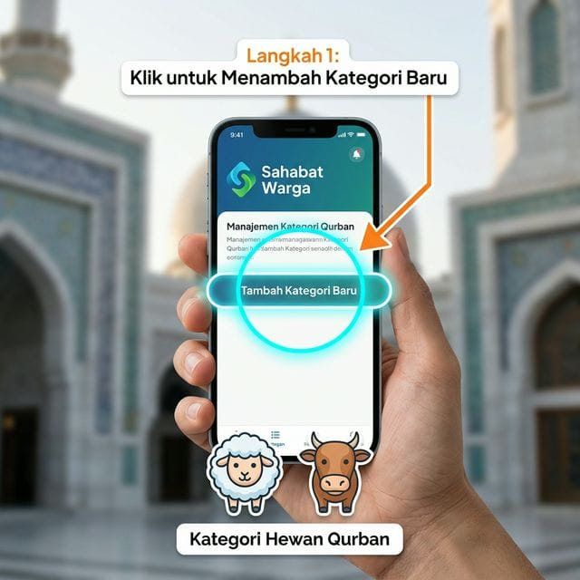 Tutorial: Cara Menambahkan Kategori Tabungan Qurban di Aplikasi Iuran untuk Masjid