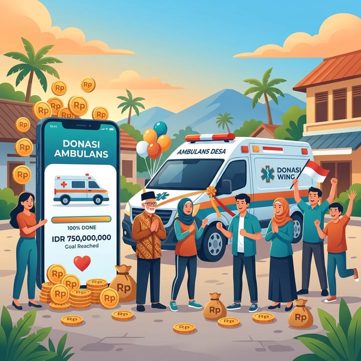 Bagaimana Aplikasi Iuran Warga Membantu Cluster X Membeli Ambulance Baru dari Dana Swadaya