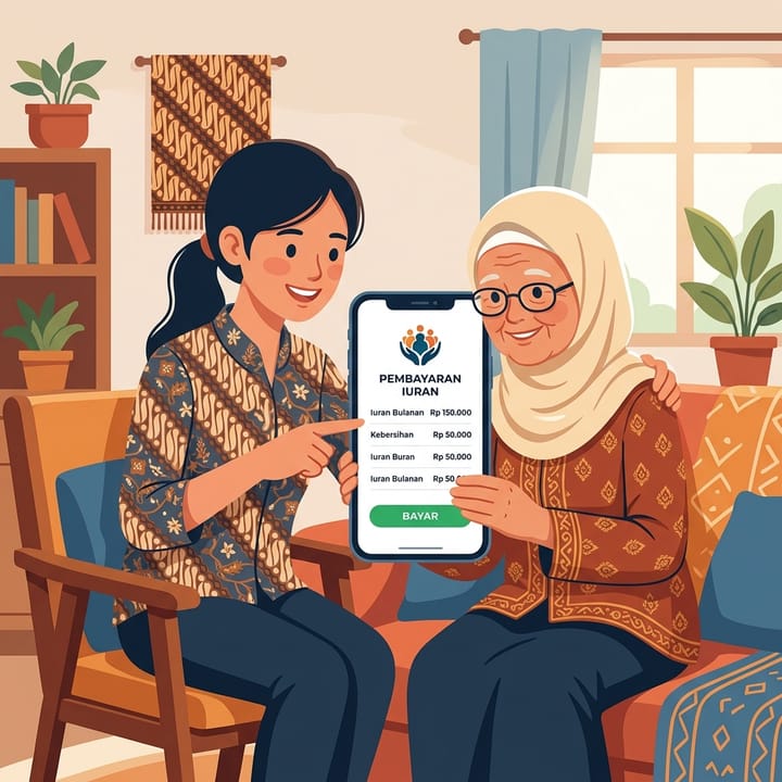 Cara Mengajak Warga Lansia Mulai Menggunakan Aplikasi RT RW Digital Tanpa Kebingungan