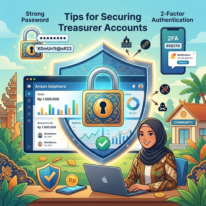 Tips Menjaga Keamanan Akun Bendahara pada Aplikasi Kas RT RW Agar Saldo Tetap Aman