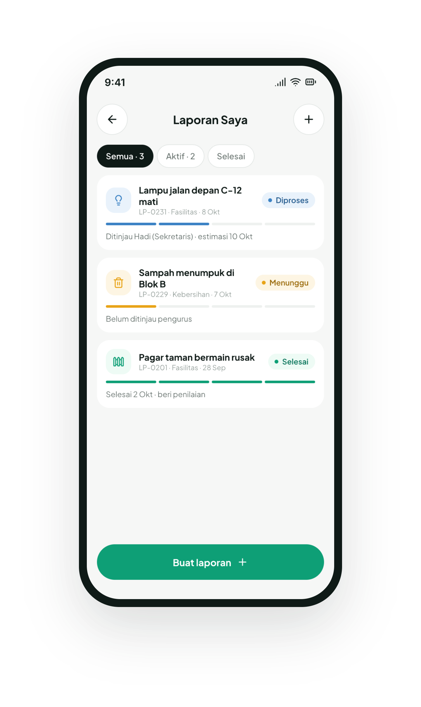 Laporan keuangan komunitas